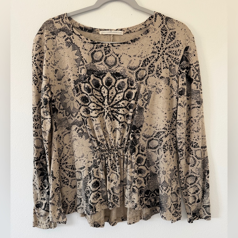 Peruvian connection blouse size xs/s - Picture 2 of 10